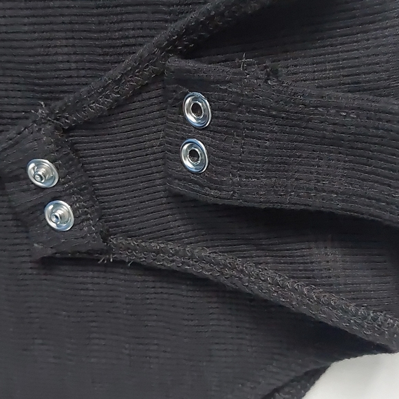 SO goods for life could Bow one tie front short sleeve Women's bodysuit size L‎ - Picture 9 of 9